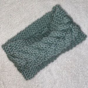 Knit Light Blue Ear Cover